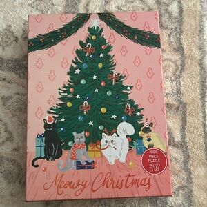 1000 PIECES KITTY CHRIATMAS TREE PUZZLE